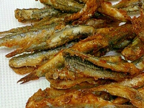 魚嫌いも絶賛！かたくちいわしの唐揚げ